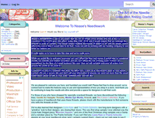 Tablet Screenshot of neasesneedlework.com